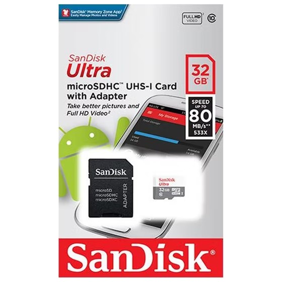 MicroSD Clase 10 Sandisk 32GB