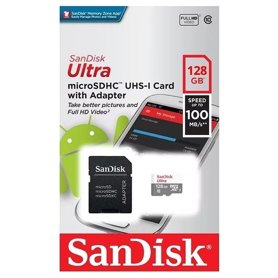 MicroSD Clase 10 Sandisk 128GB