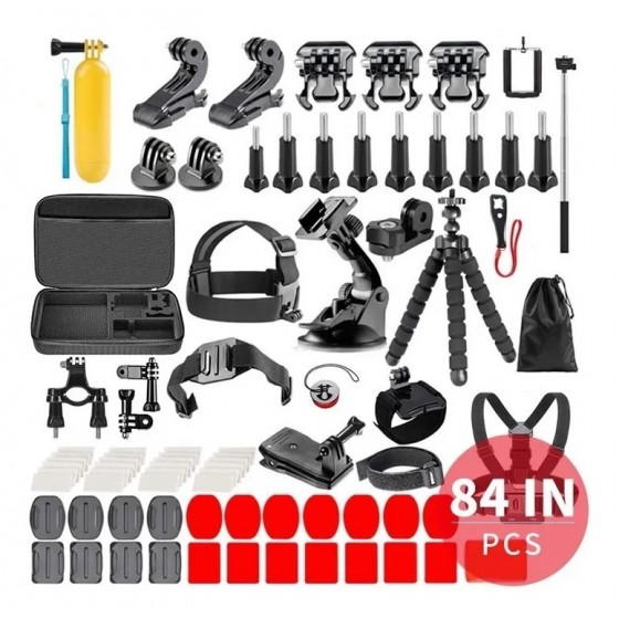 Kit 84 Accesorios GoPro