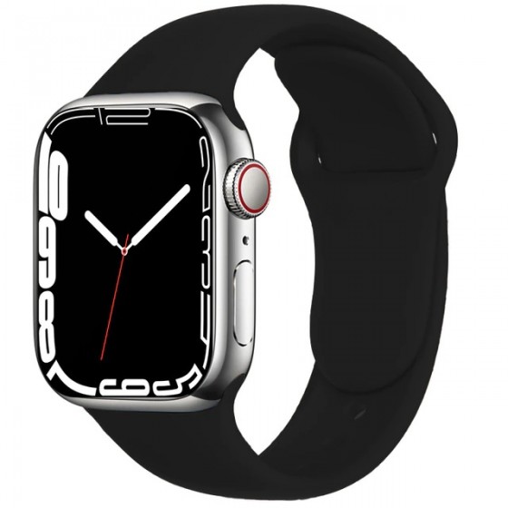 Correa Silicona AppleWatch Negro