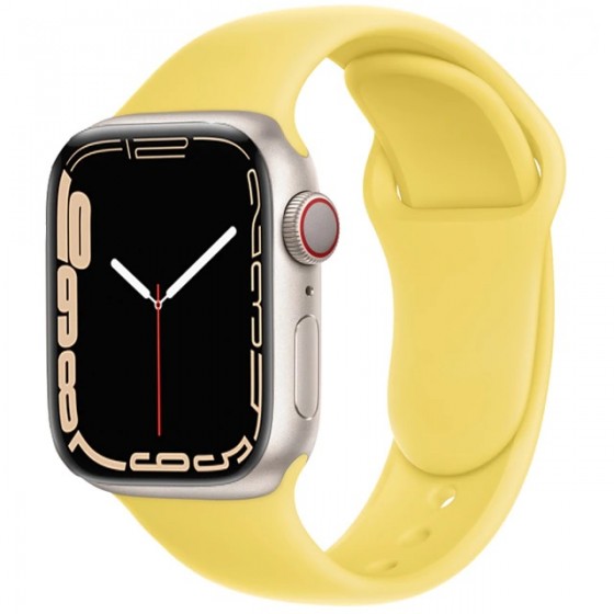 Correa Silicona AppleWatch Amarillo