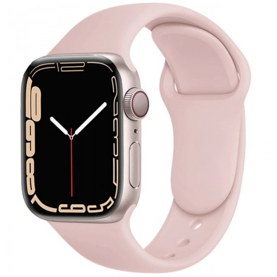 Correa Silicona AppleWatch Palo Rosa