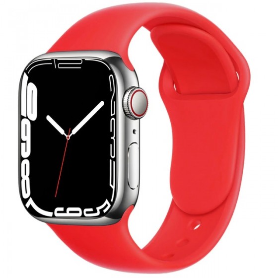 Correa Silicona AppleWatch Rojo