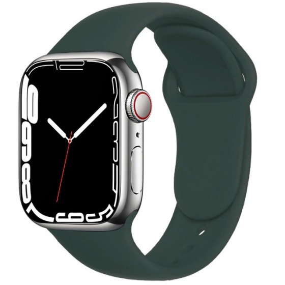 Correa Silicona AppleWatch Verde Oscuro