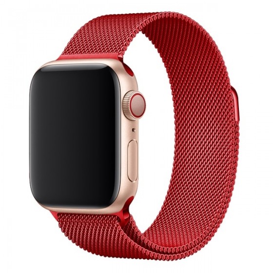 Correa Metal AppleWatch Rojo