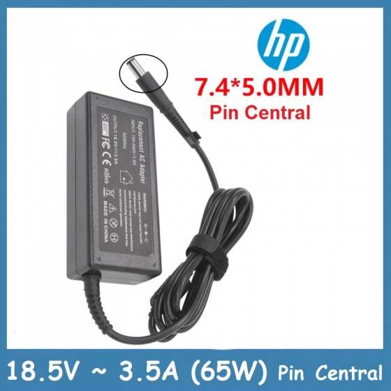 Cargador Notebook HP 65W Pin Central 5.0mm